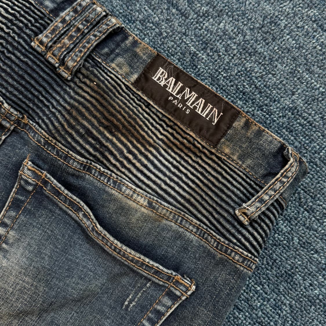 발망 데님 바이커진 상품이미지5