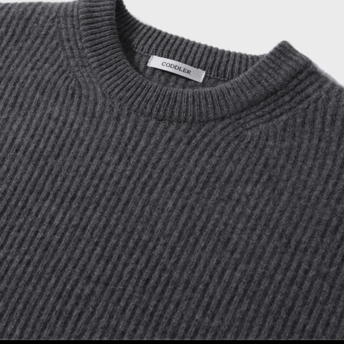 울 캐시미어 혼방 피셔맨 니트 상품이미지2