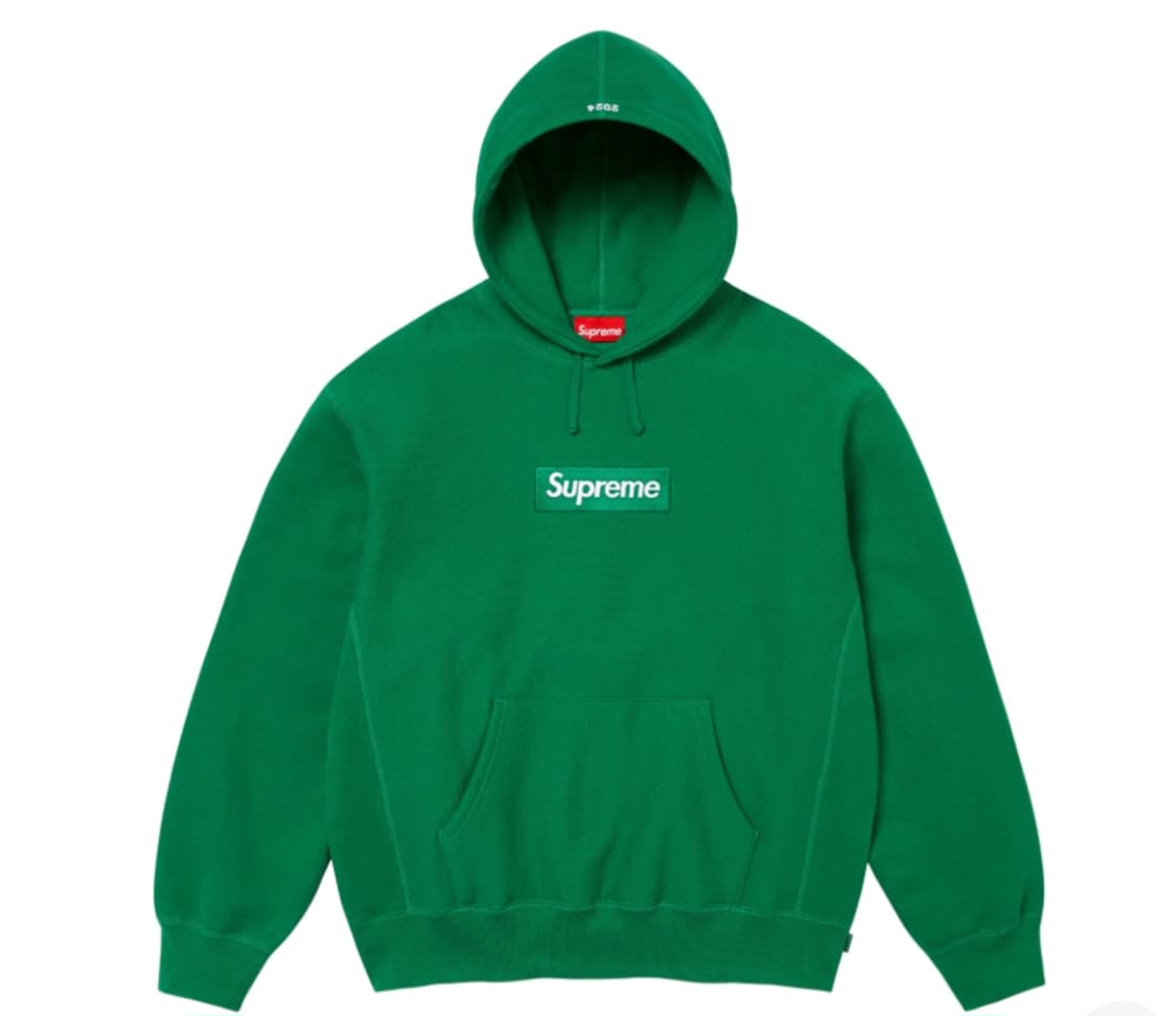 24fw 슈프림 박스로고 후드 그린[XL] 상품이미지1