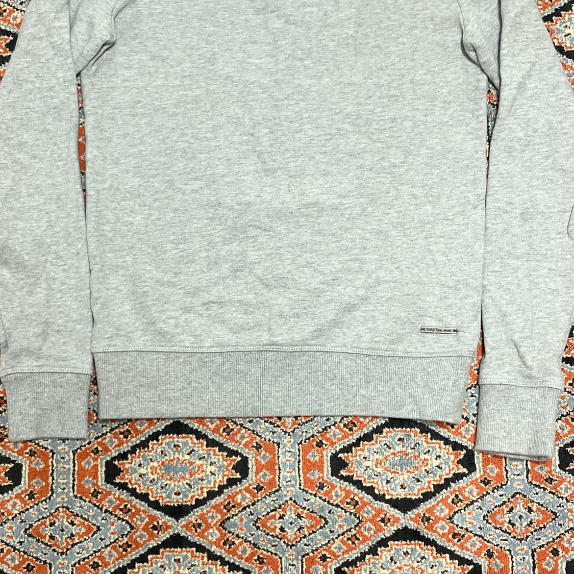 캘빈클라인 그레이 맨투맨 여성XS 상품이미지3