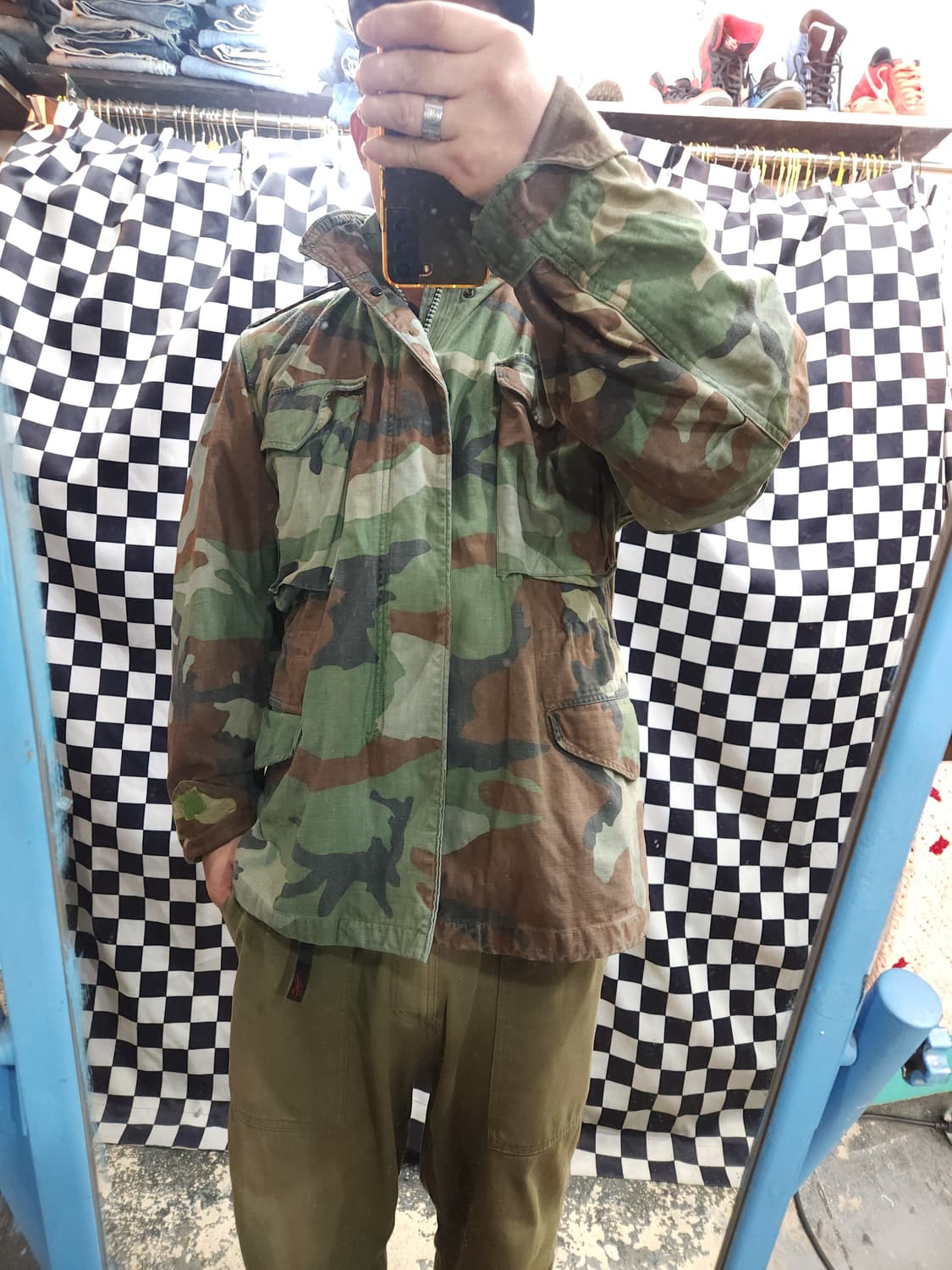 80s 미군 우드랜드 m65 필드자켓 golden mfg 상품이미지9