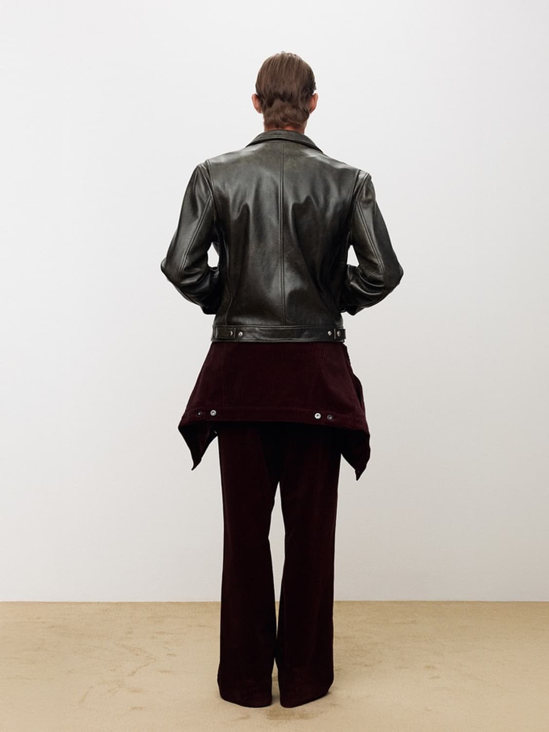 [새상품] L) 토니웩 체스트 집 레더 자켓 빈티지 트리트먼트 상품이미지3