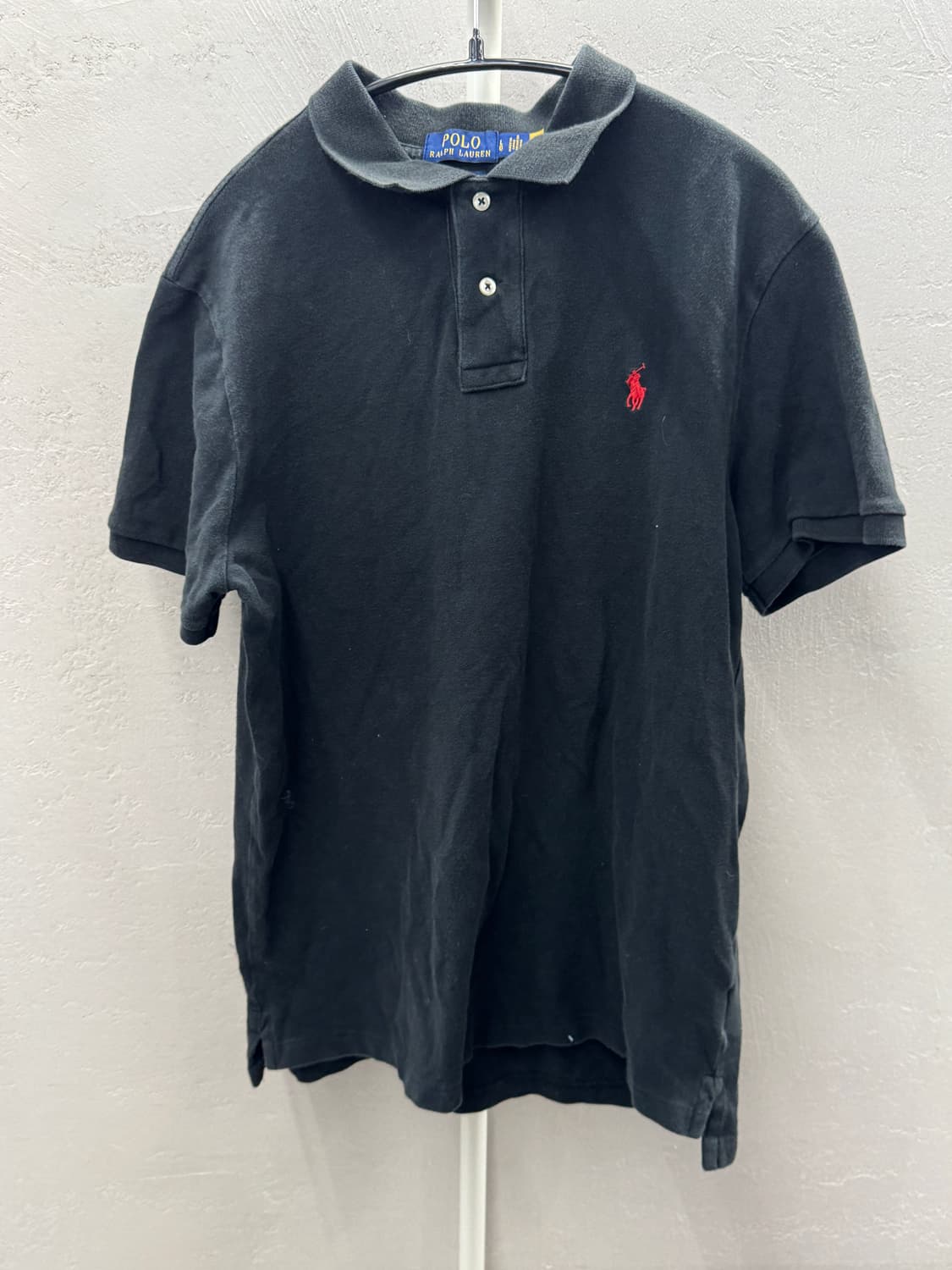 폴로 랄프로렌 블랙 커스텀 슬림핏 카라티 L 상품이미지2