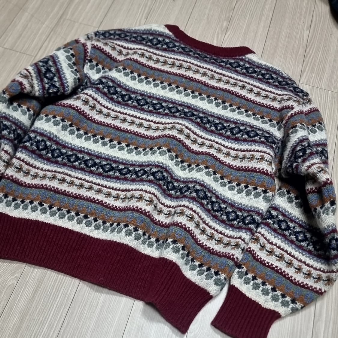 일본판 맥그리거 패턴 니트 스웨터(L) 상품이미지2