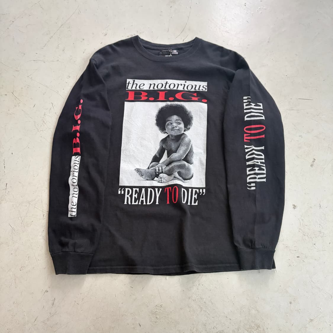 Notorious B.I.G. Ready to Die 앨범 롱슬리브 M 상품이미지5