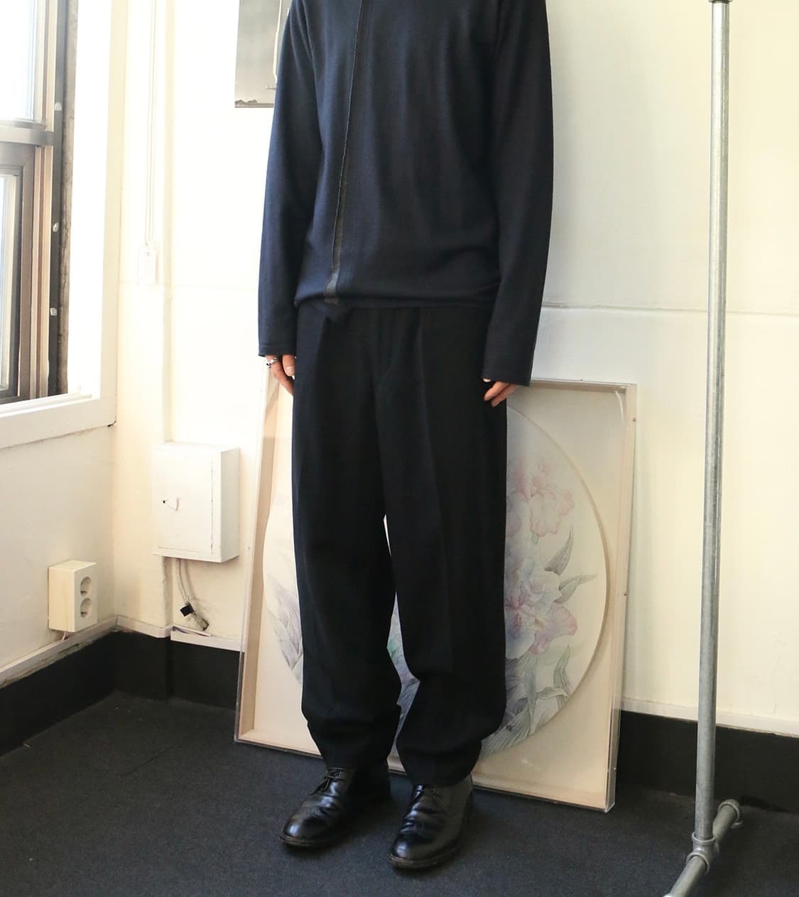 요지 야마모토 뿌르 옴므 와이드 울 트라우저 상품이미지2