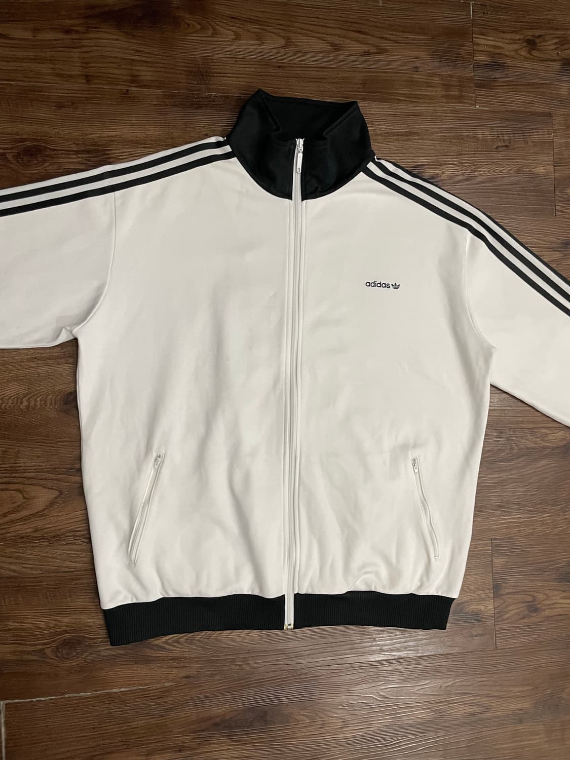 아디다스 희귀 베켄바우어 화이트 져지 흰검 상품이미지3