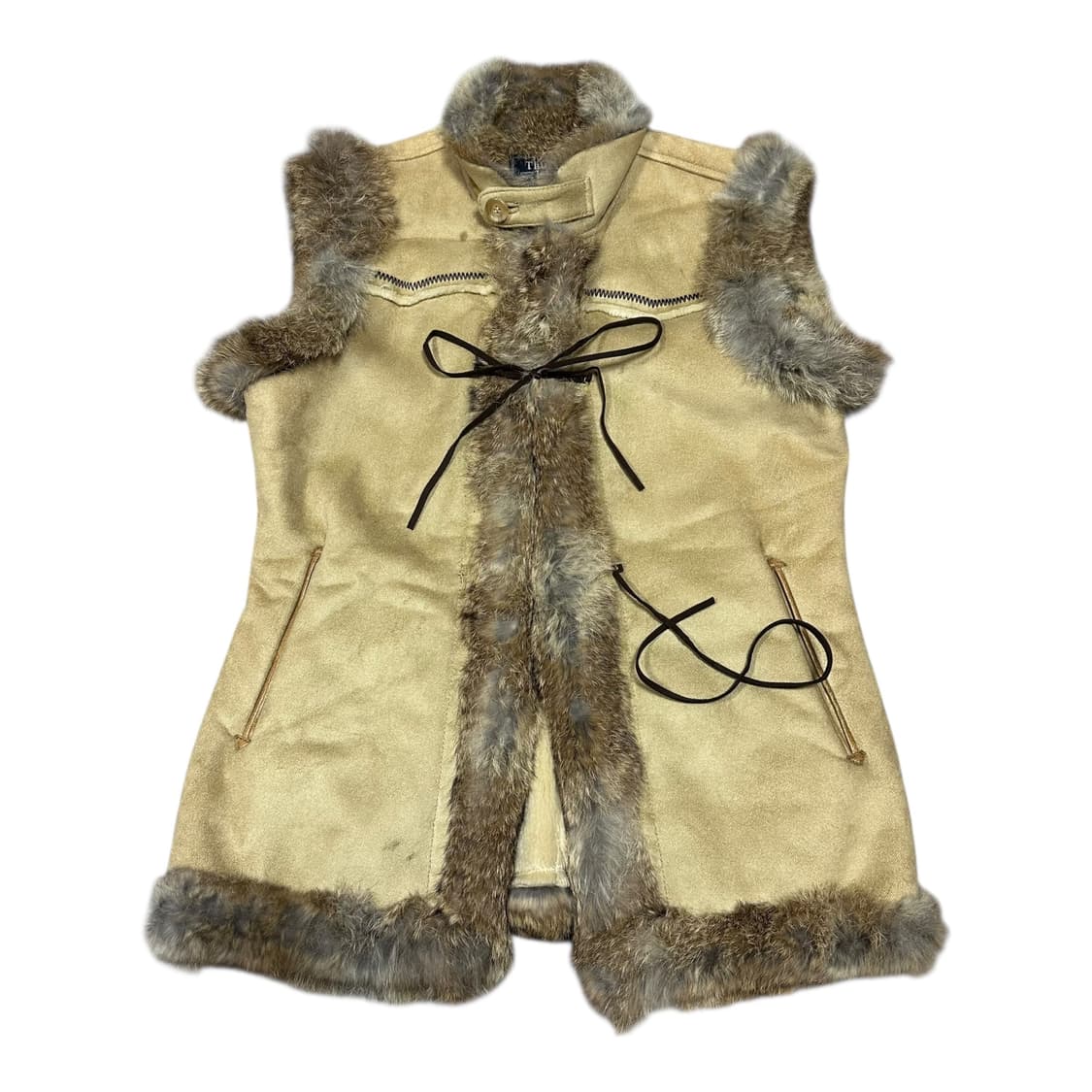 ✨ (바배) 써스데이아일랜드 토끼털 빈티지 조끼  상품이미지1