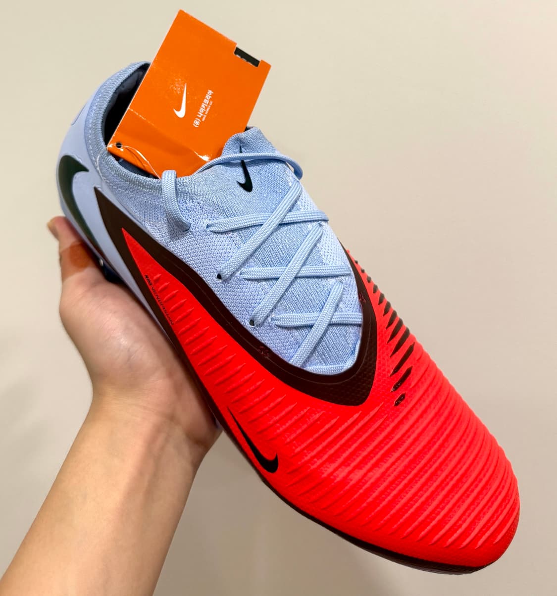 (270/US9)(새상품)나이키 축구화 팬텀 6 프로 로우 크림슨 상품이미지1