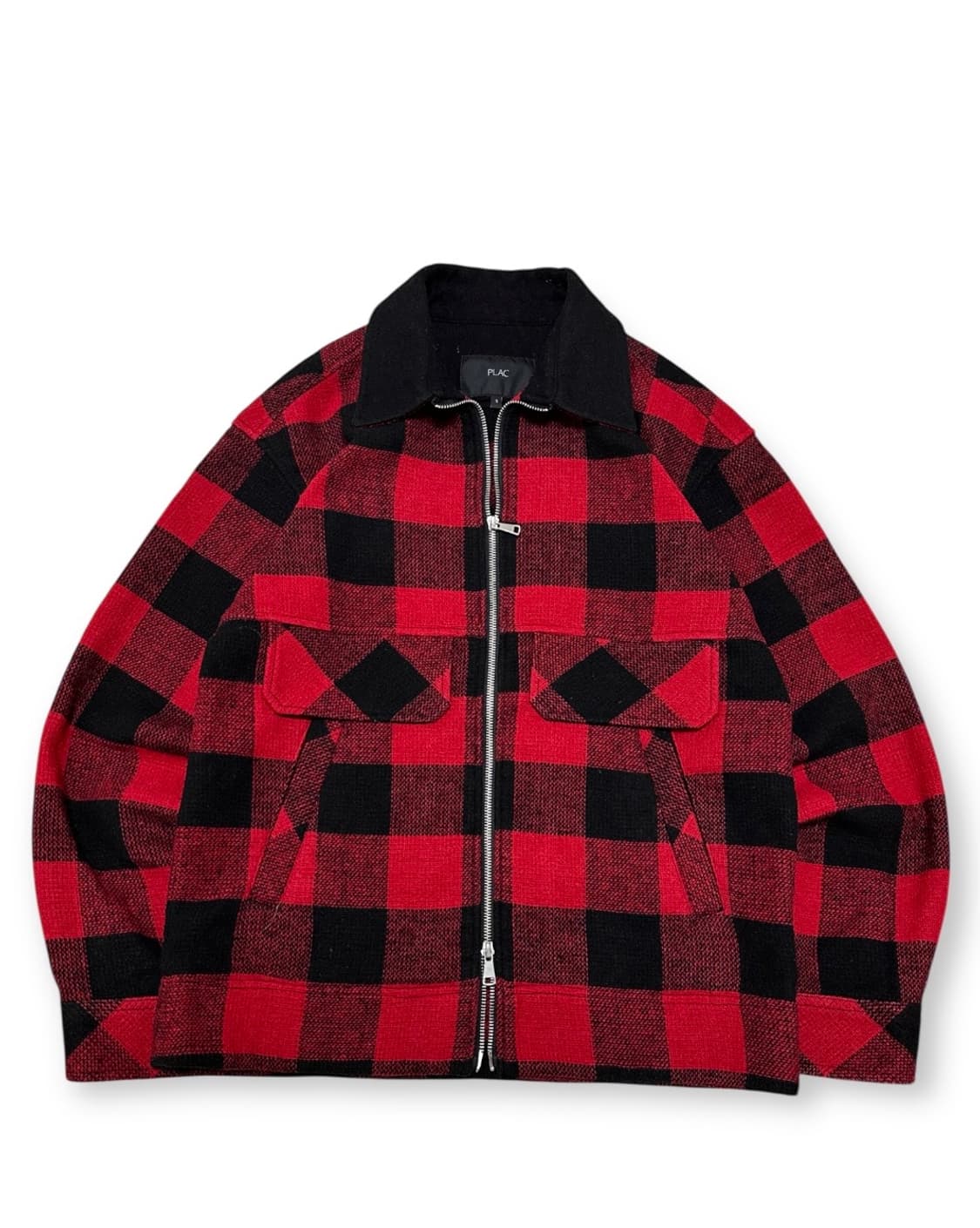 PLAC 체크 투웨이 집업 자켓 상품이미지1