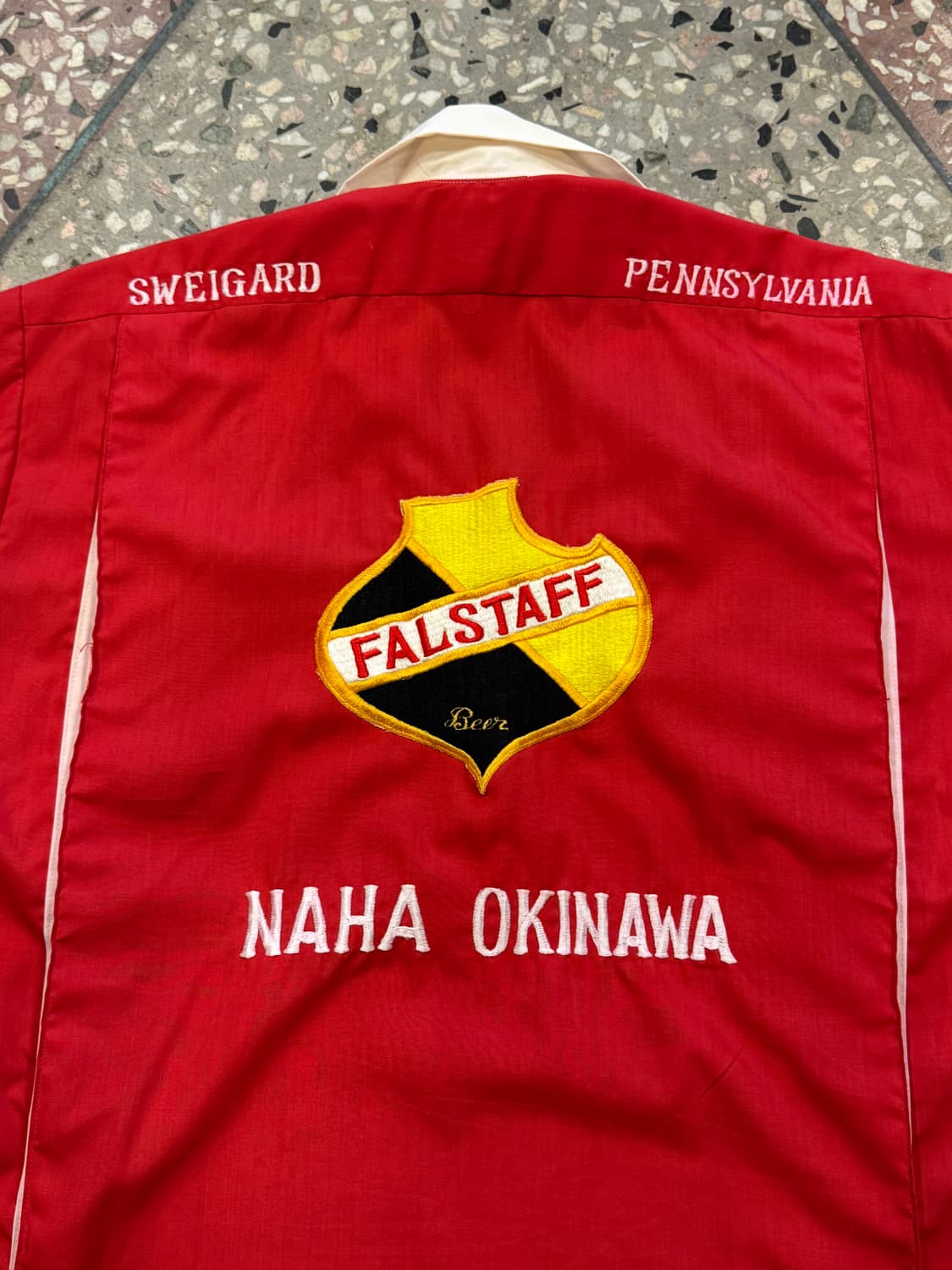 50s Falstaff Okinawa Naha 볼링셔츠 (L) 상품이미지6