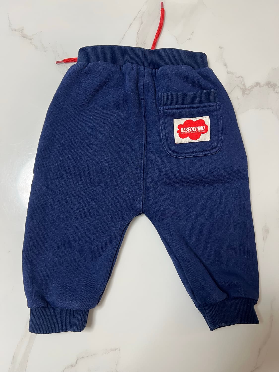 [85사이즈] 베베드피노 네이비 토끼 세라복 상하복 세트 상품이미지5