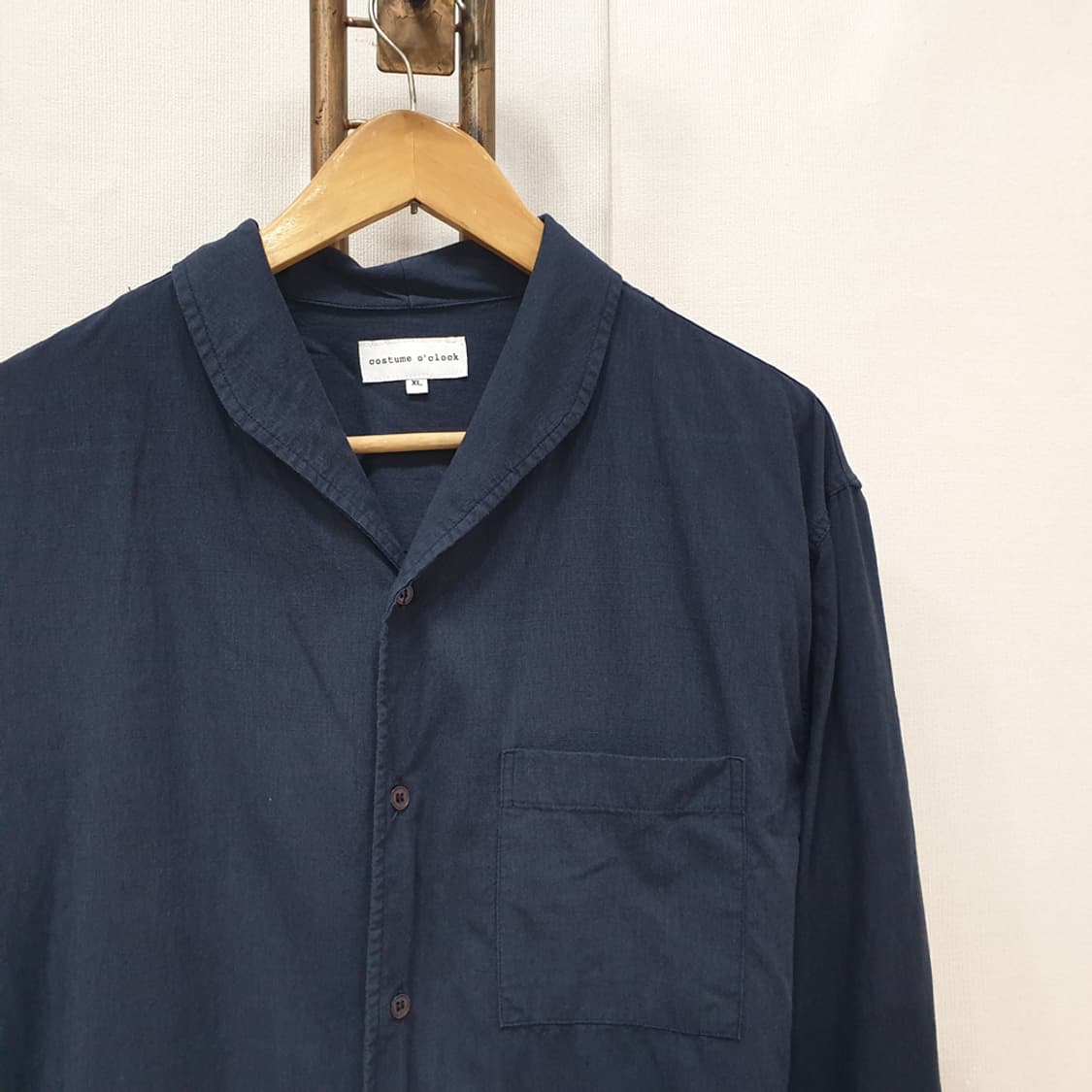 커스텀어클락 린넨혼방 셔츠 XL 상품이미지3