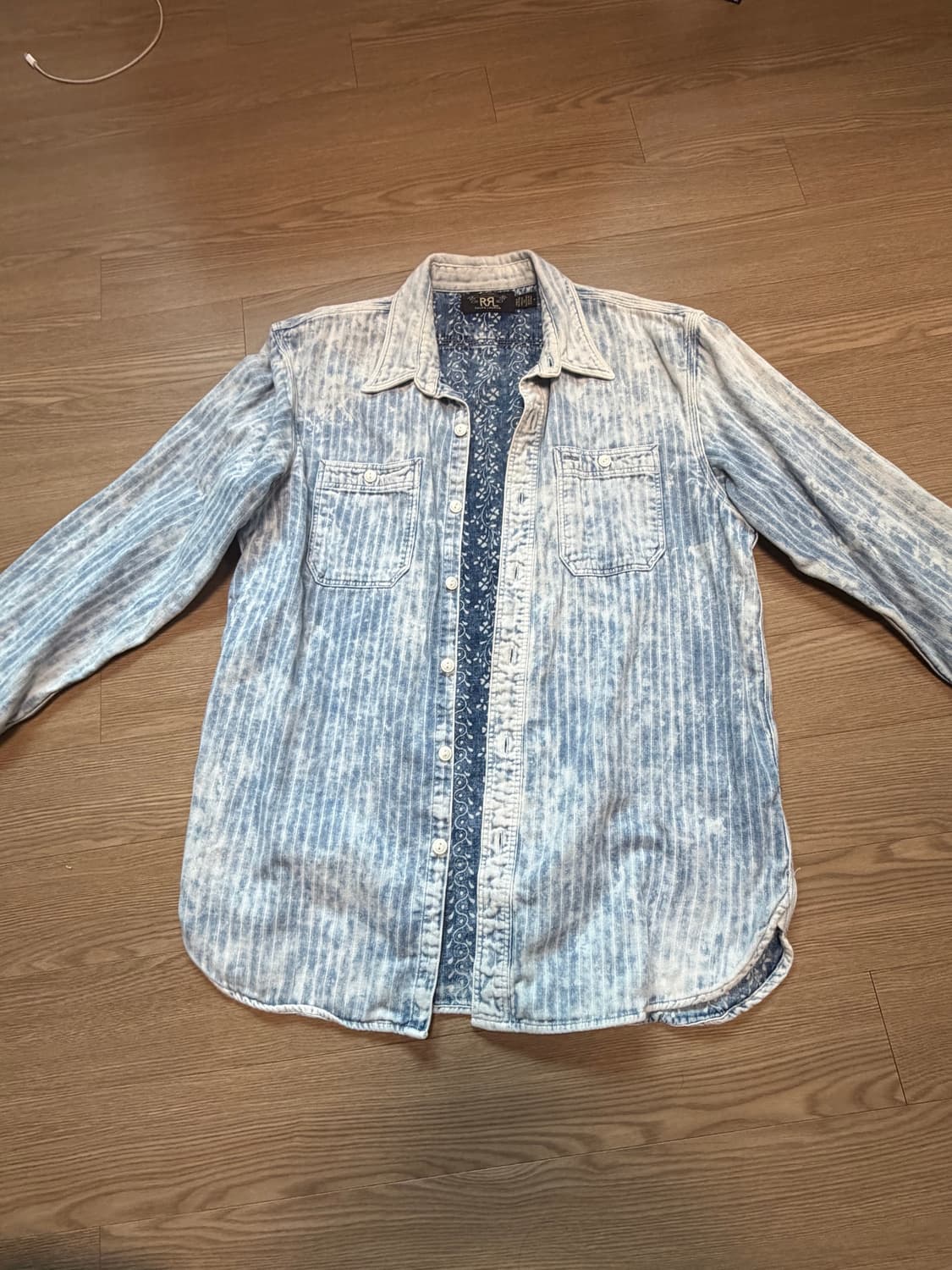 RRL 더블알엘 더블페이스 워크셔츠 M 팝니다 상품이미지3