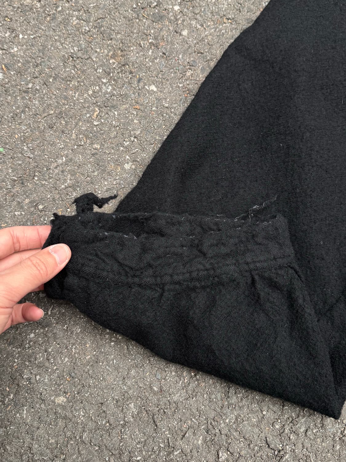 꼼데가르송 트리콧 크롭드 트라우저 울 팬츠  상품이미지9