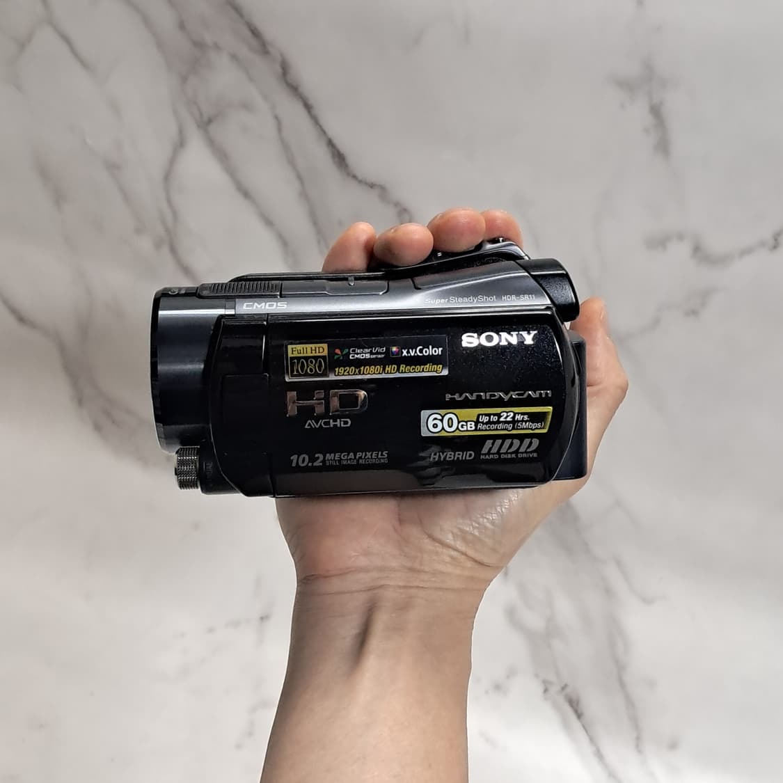 상태최상) 소니 HDD 60GB 핸디캠 HDR-SR11 캠코더 상품이미지3