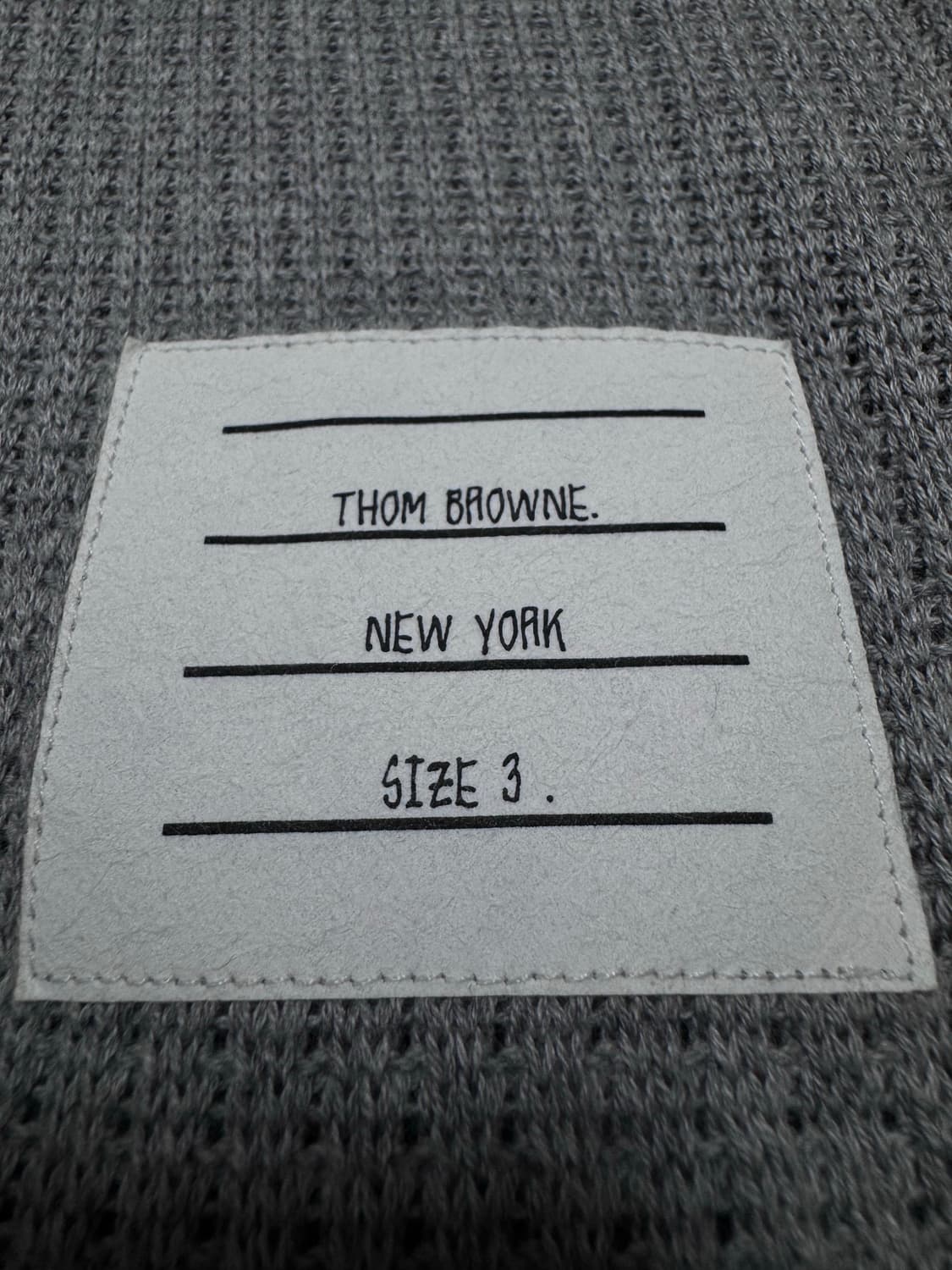 톰브라운 와플 반팔 니트 3사이즈 상품이미지4