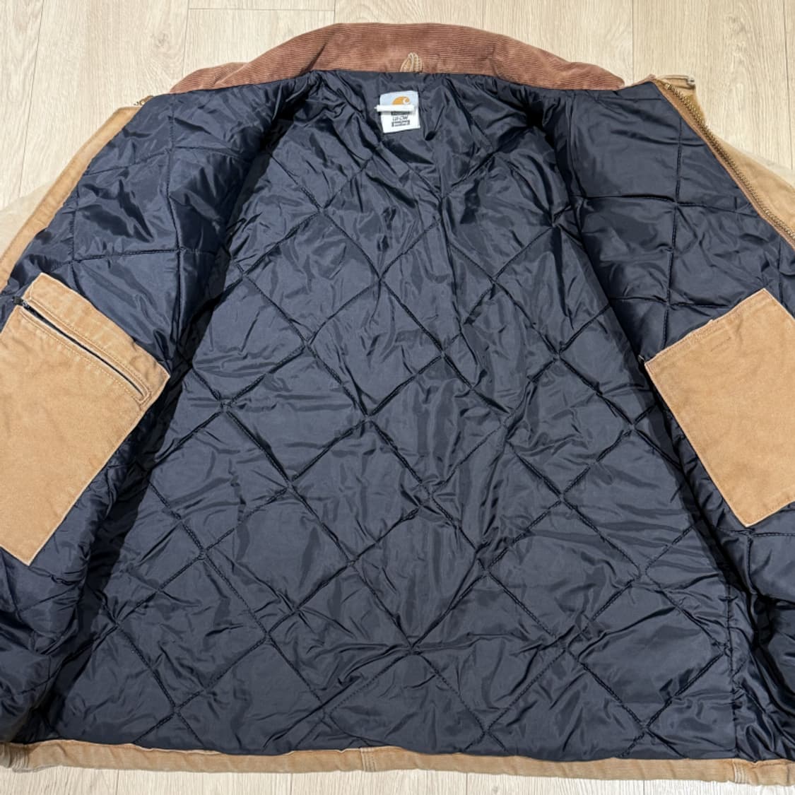 칼하트 아크틱 자켓 J02 워크 자켓 덕 캔버스 쉘 퀼팅 라이닝 상품이미지5