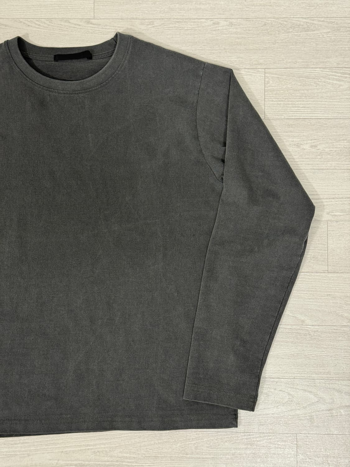 HTAE 90s 베이스먼트 롱슬리브 에이지드 블랙 M 상품이미지4