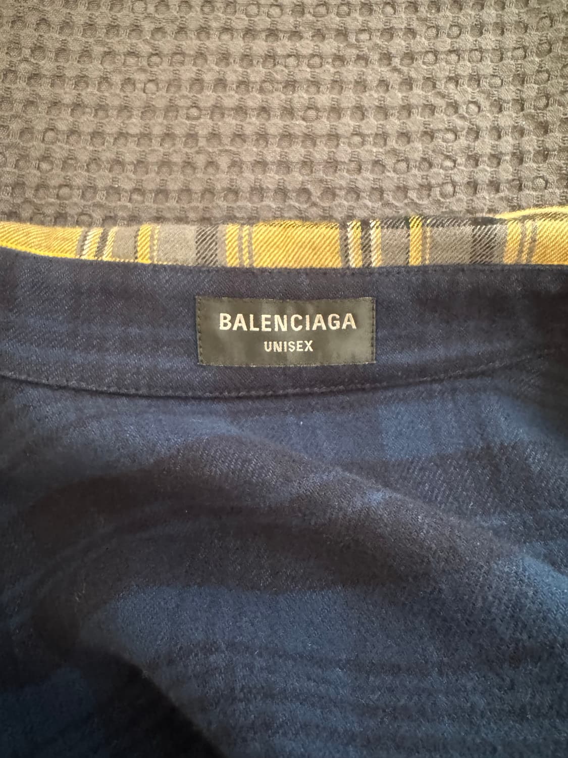 [S] 발렌시아가 리버서블 체크셔츠 상품이미지6