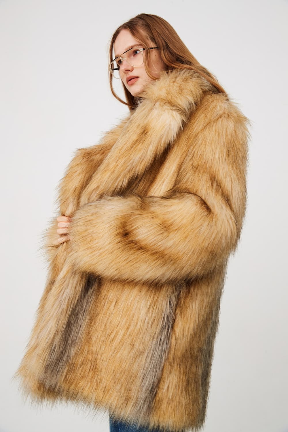 문선 Granny Fur coat 퍼자켓 상품이미지6