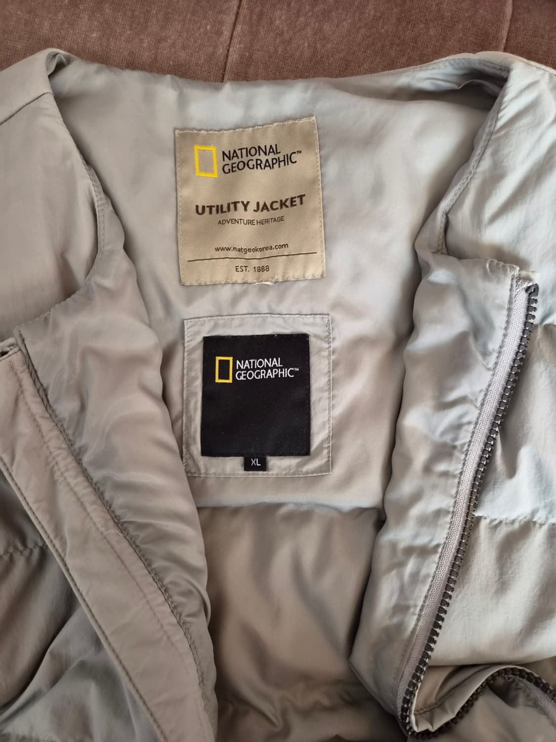 내셔널지오그래픽 남성 노카라덕다운패딩점퍼 XL사이즈 상품이미지7