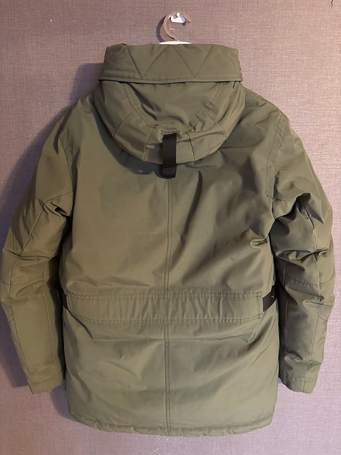 노스페이스 올리브색 패딩 95(M) 상품이미지4