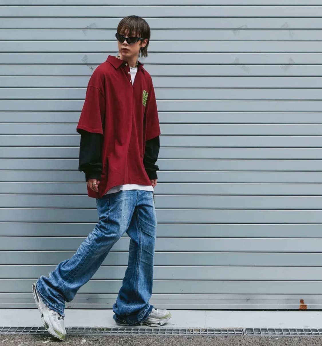 로어링라드 플레어 워시드 데님 팬츠 블루 M 상품이미지2