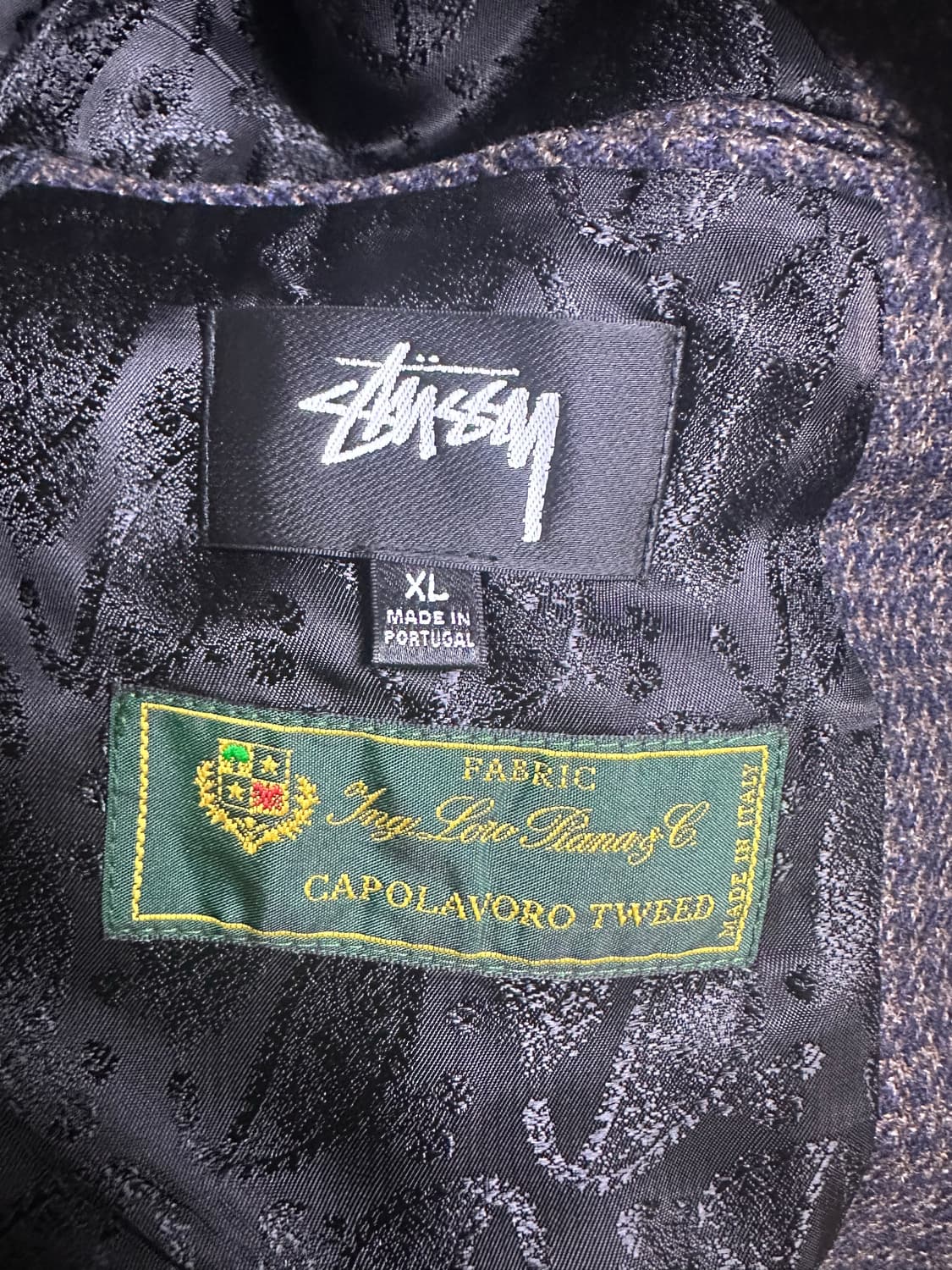 Stussy x loro piana 트위드 셋업 xl 상품이미지5
