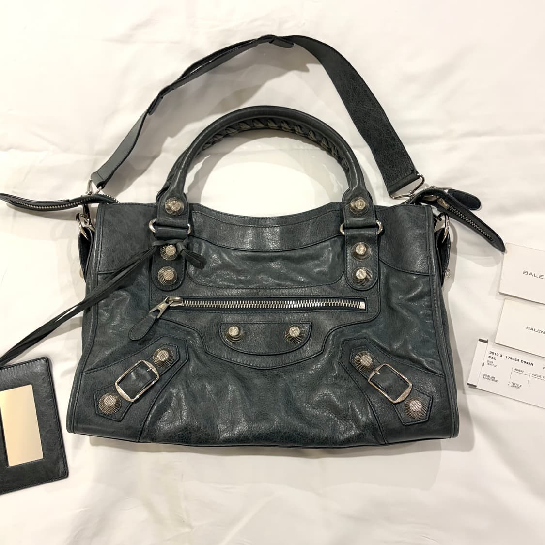 [A+ 정품] 발렌시아가 자이언트 시티 모터백 미디움 상품이미지6