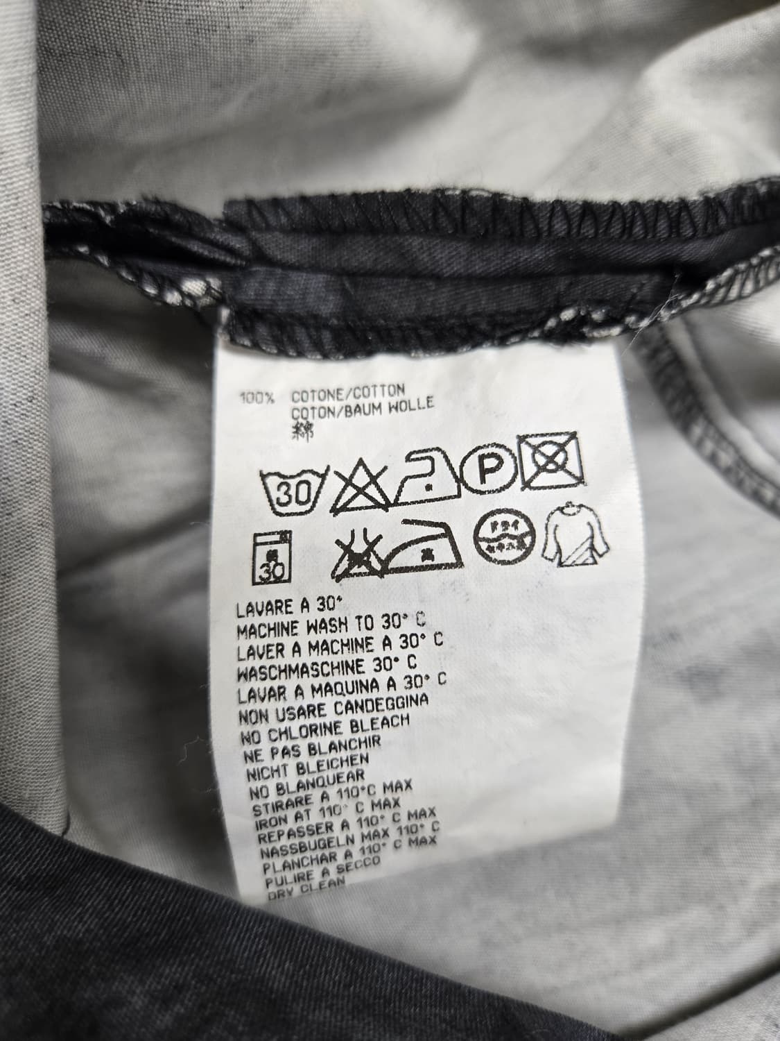 디젤 패턴 A라인 롱 스커트 블랙 상품이미지4