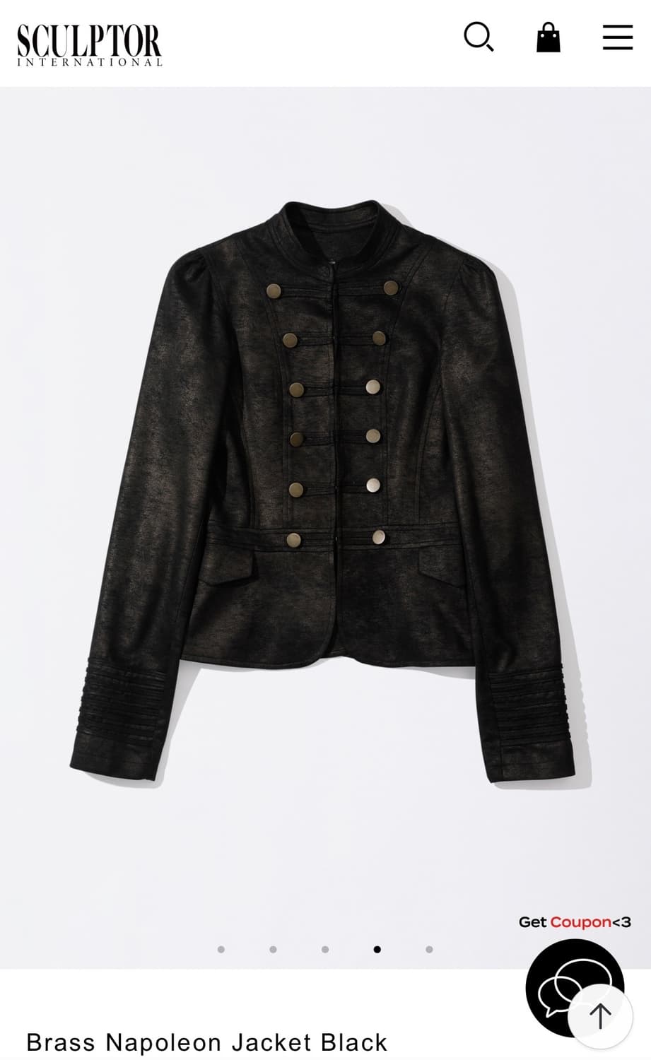 스컬프터 브레스 나폴레옹 자켓 블랙 XS 상품이미지1