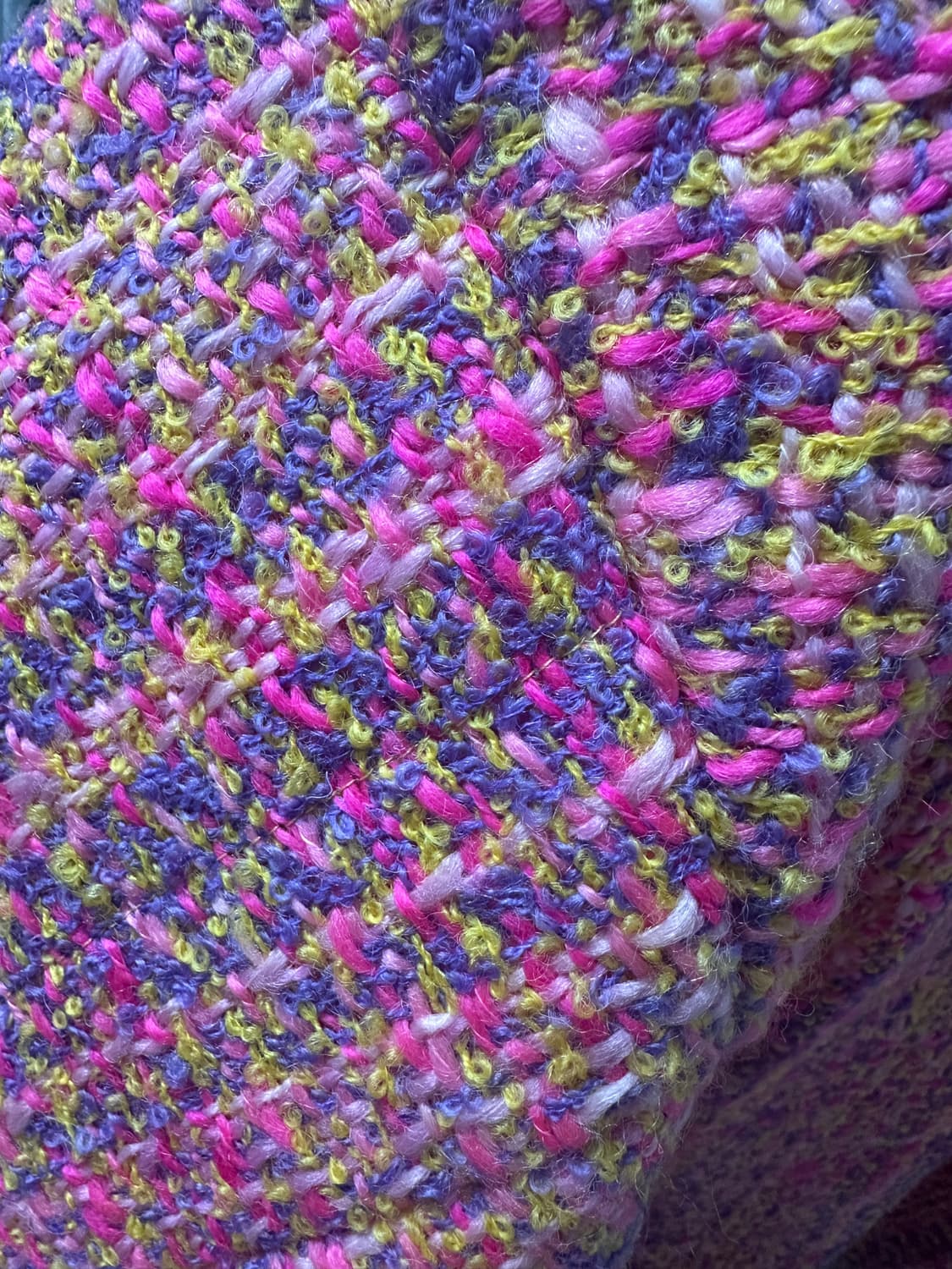 프라다 트위드 패딩 코트 38 (44-55) 상품이미지9