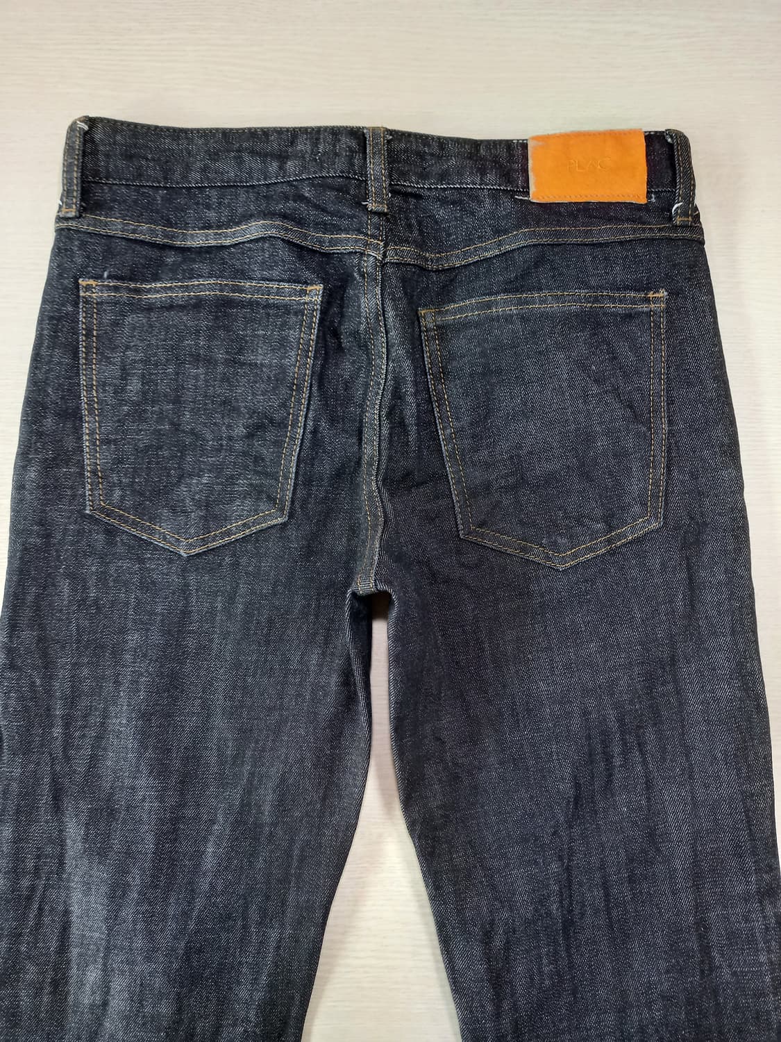 28 PLAC Kurz 스판 슬림일자 생지 흑청 28-921 상품이미지4