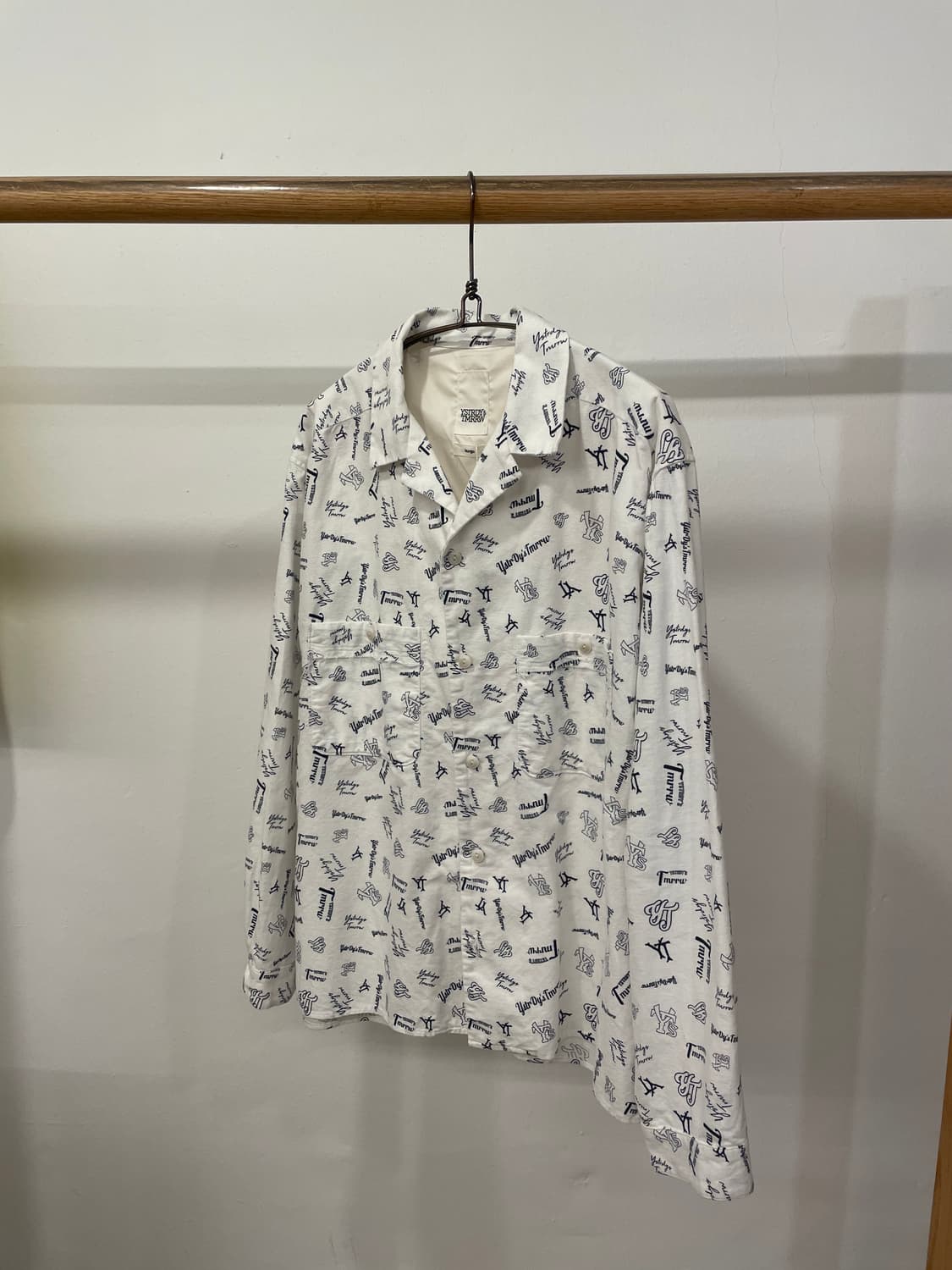 ystrdy's x tmrrw white shirt 상품이미지1