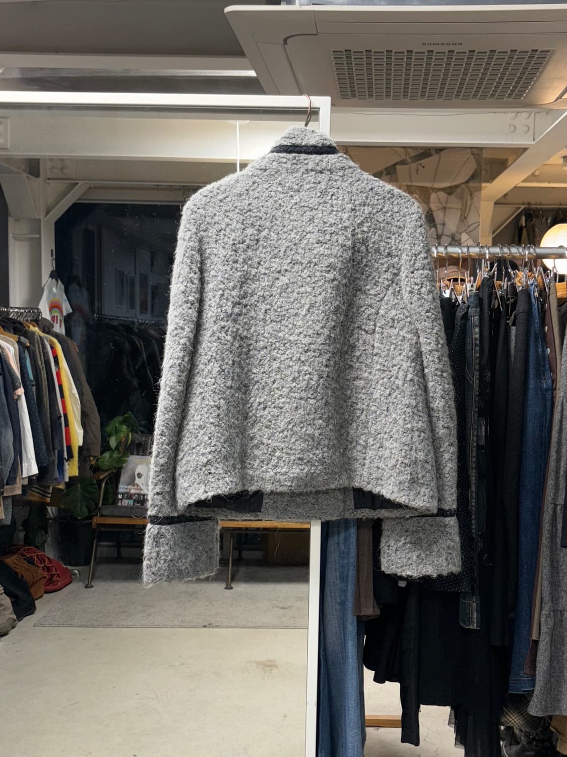 mic lifestyle 알파카 더블 브레스티드 자켓 상품이미지2