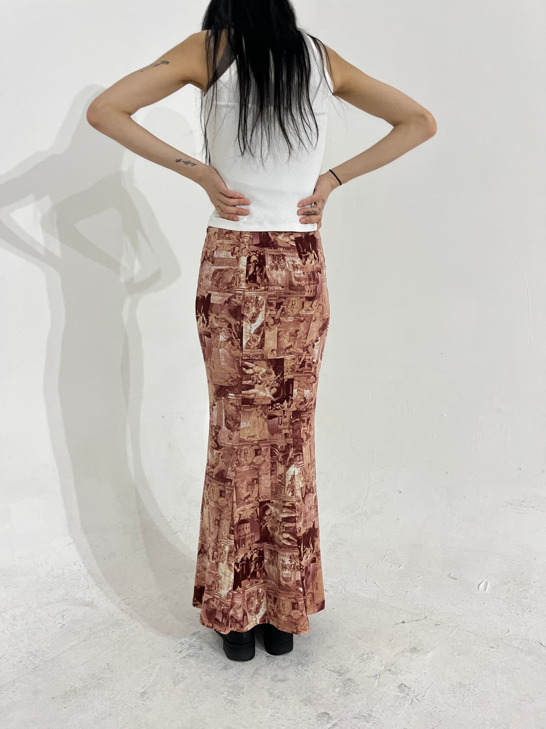 Ozz on printing mermaid skirt 상품이미지5