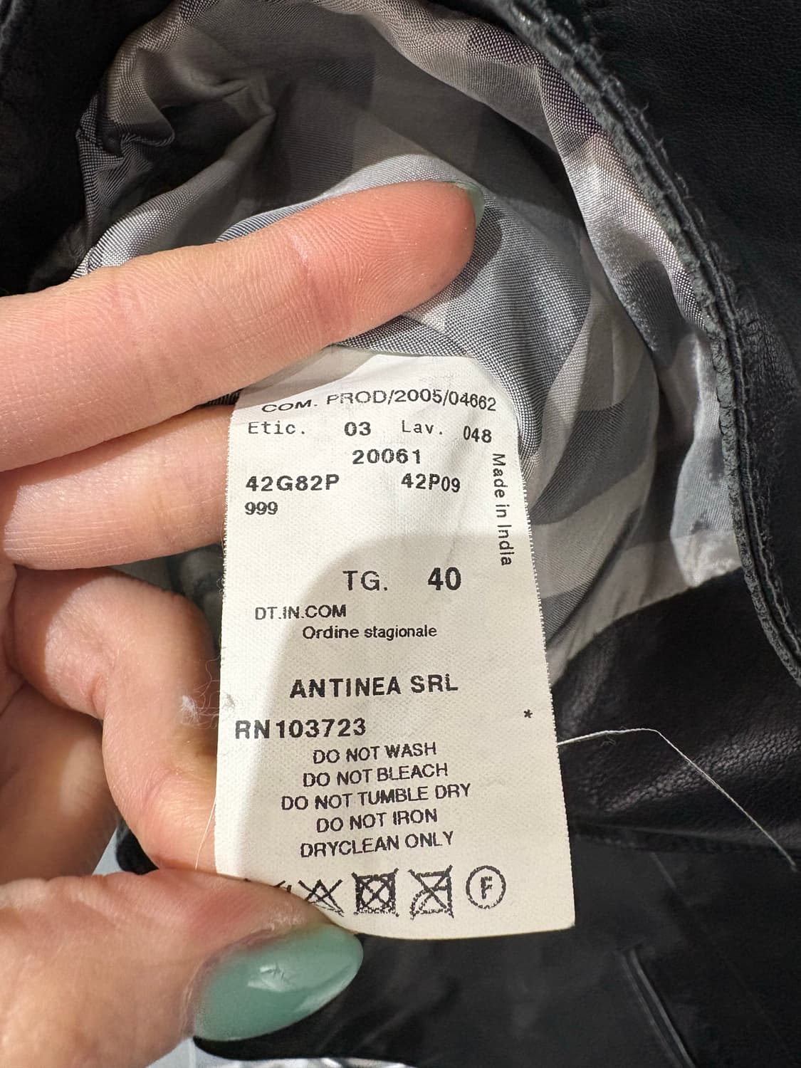 엠포리오 아르마니 레더자켓 상품이미지5