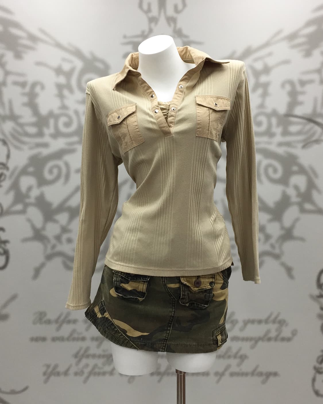 Grunge collar long sleeves 상품이미지2