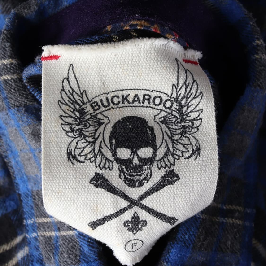 버커루 블루 타탄체크 빈티지 무드 셔츠 상품이미지5