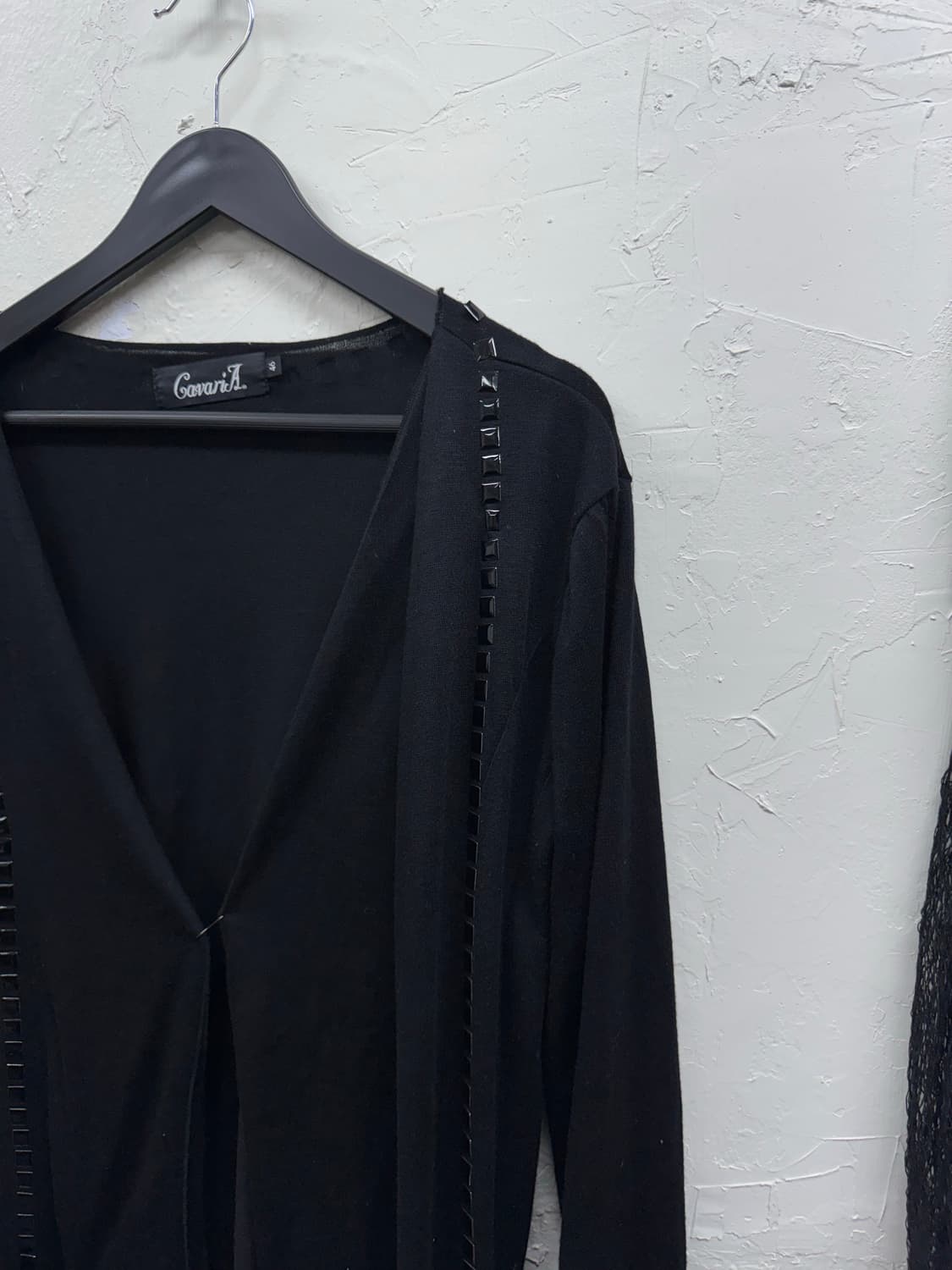 Cavaria 00s stud gimmick cardigan 상품이미지5