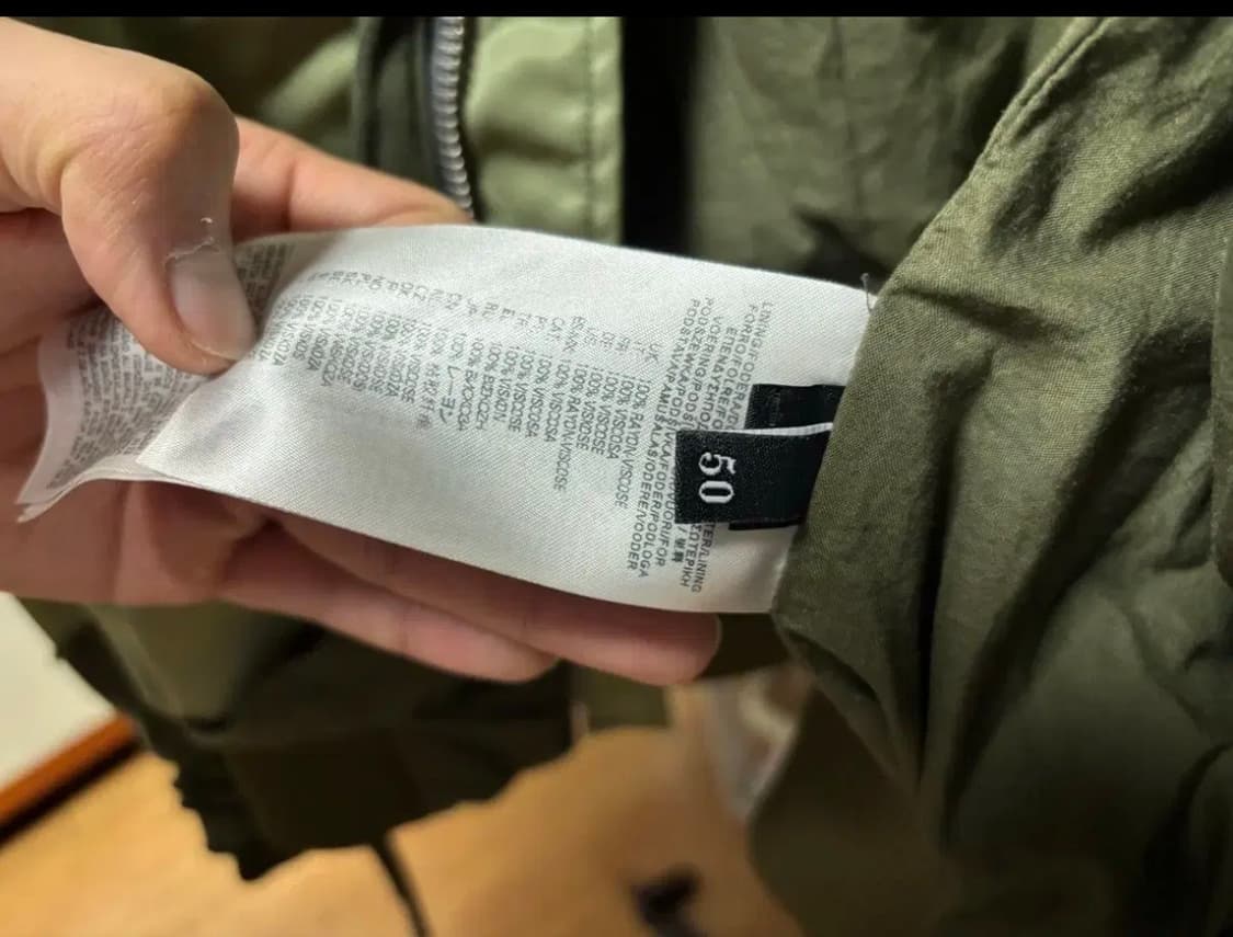 50) DIESEL 디젤 J 크로스 봄버 재킷 그린 상품이미지7