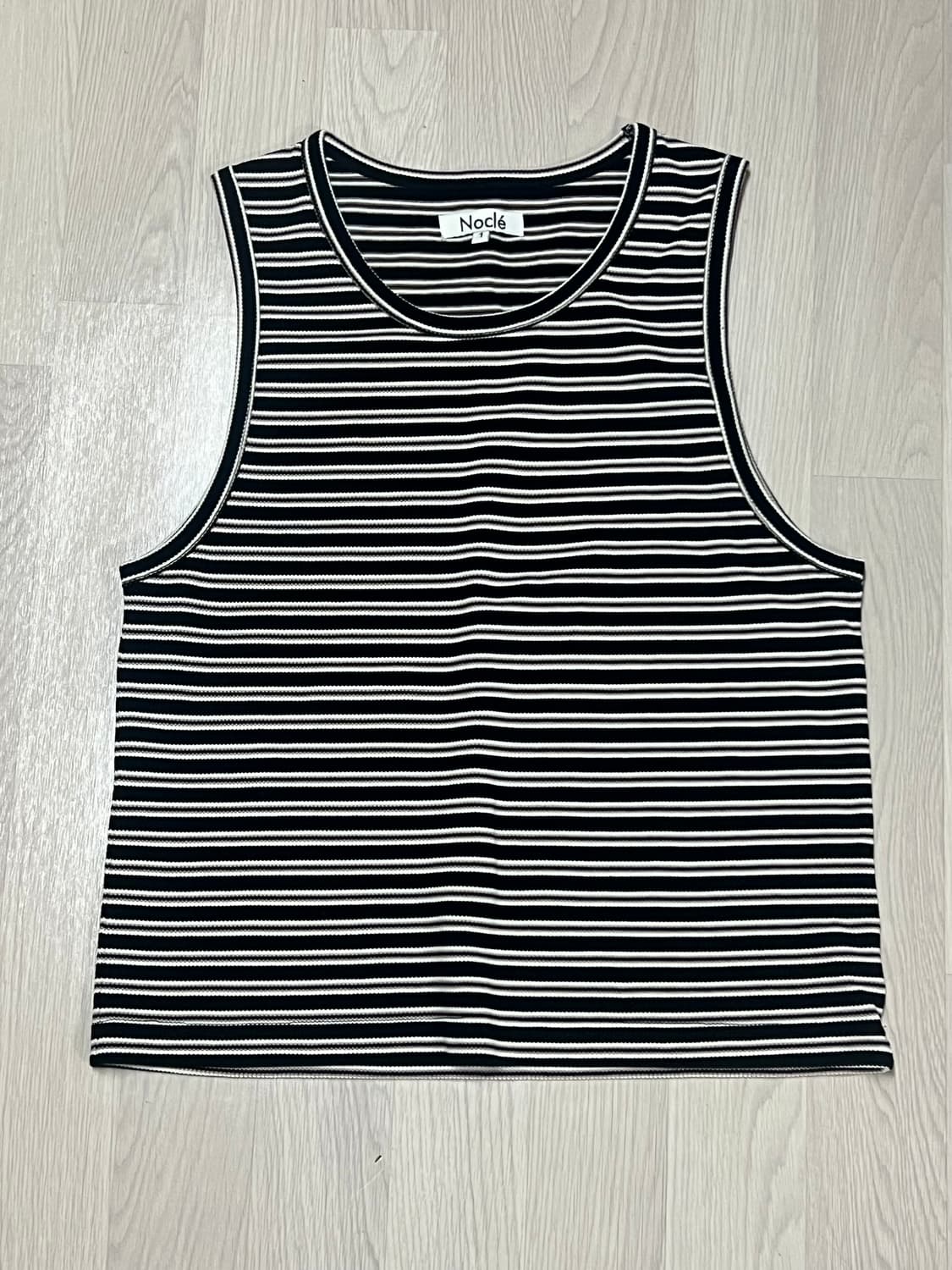 노클 Zev Stripe Tank Top Black 상품이미지4