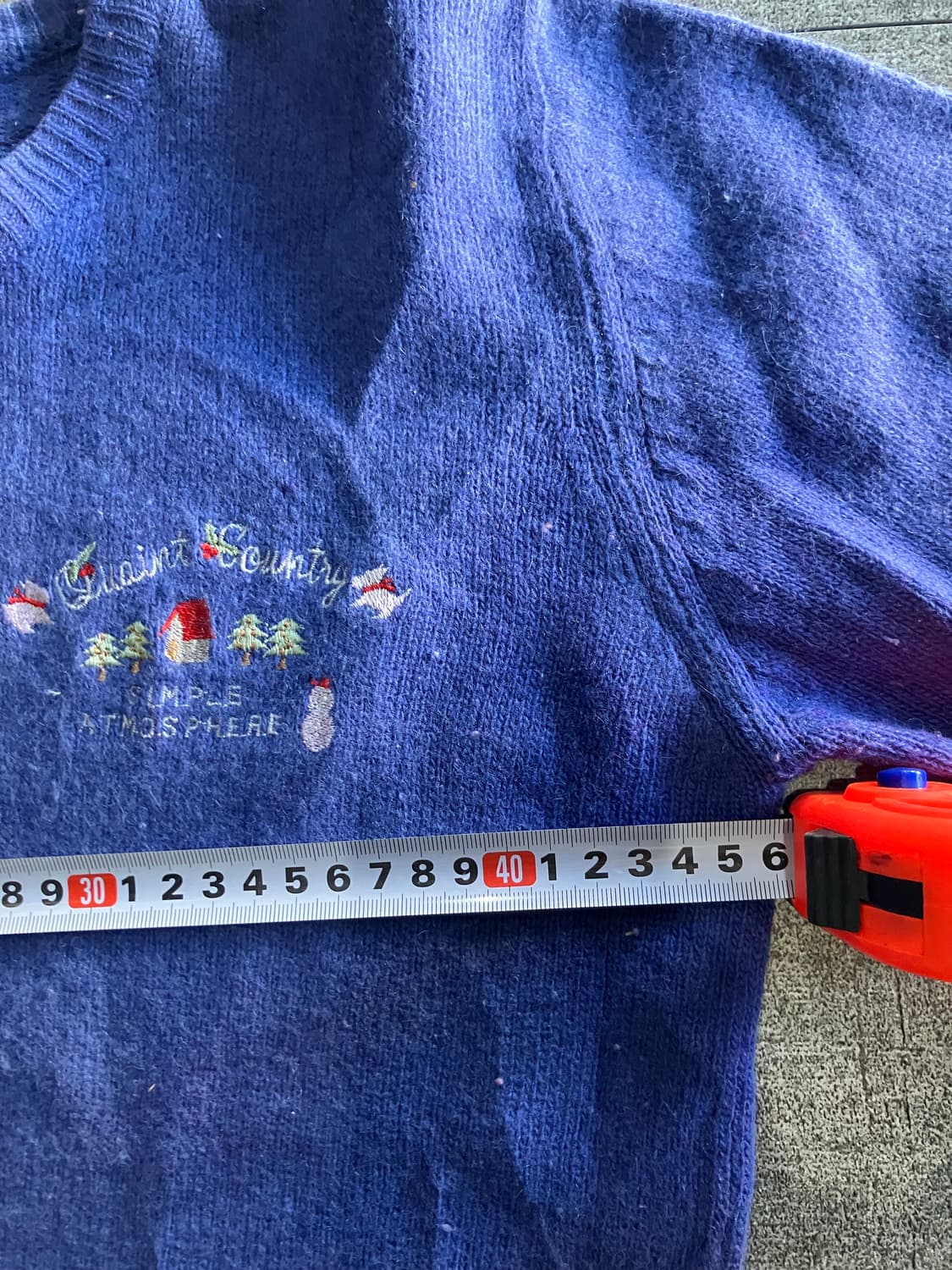 일본빈티지  Seven 올드스쿨아메카지 모리걸하구미 니트스웨터 상품이미지2