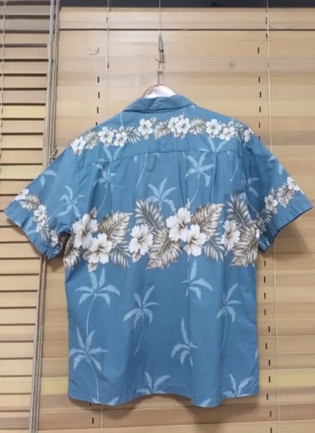 KY's 남성 블루하와이안반팔셔츠 상품이미지3