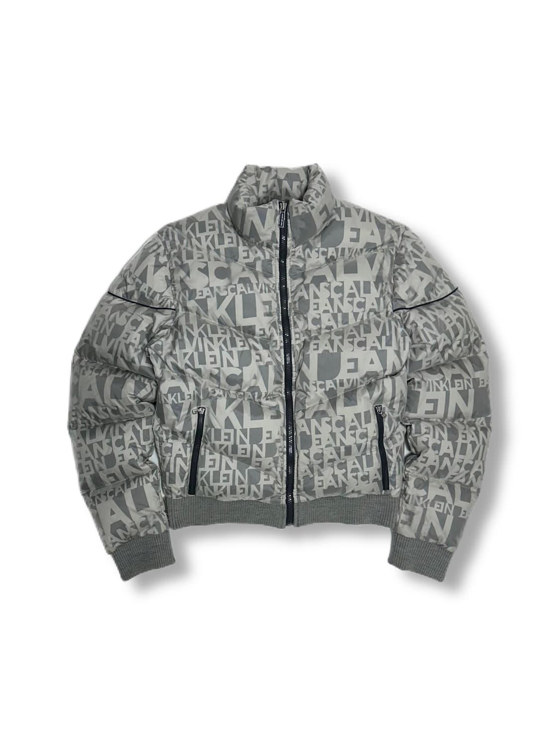 캘빈클라인 진스 00s 레터링 덕다운 패딩 상품이미지1