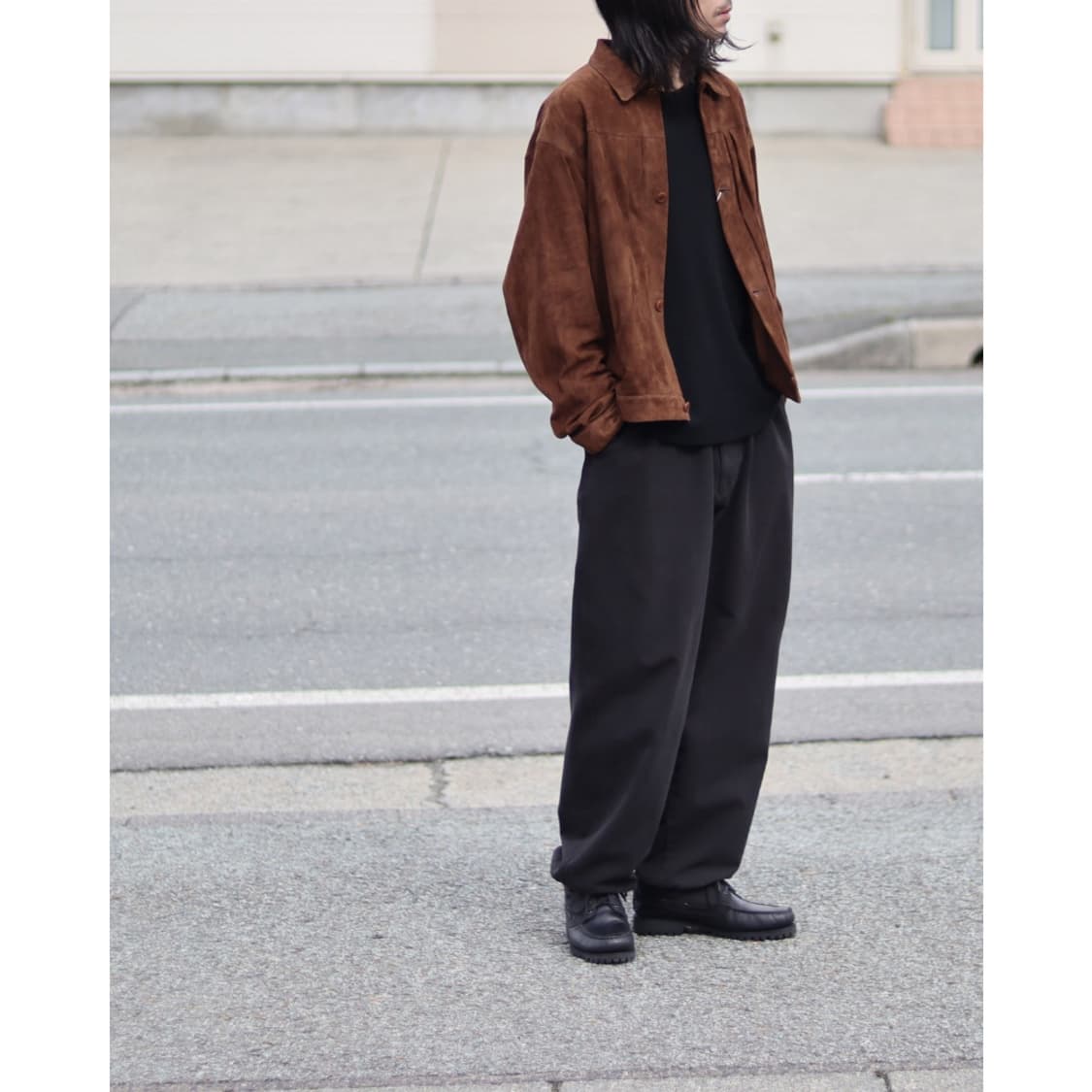 [3] COMOLI 코모리 스웨이드 타입 1 브라운 상품이미지9