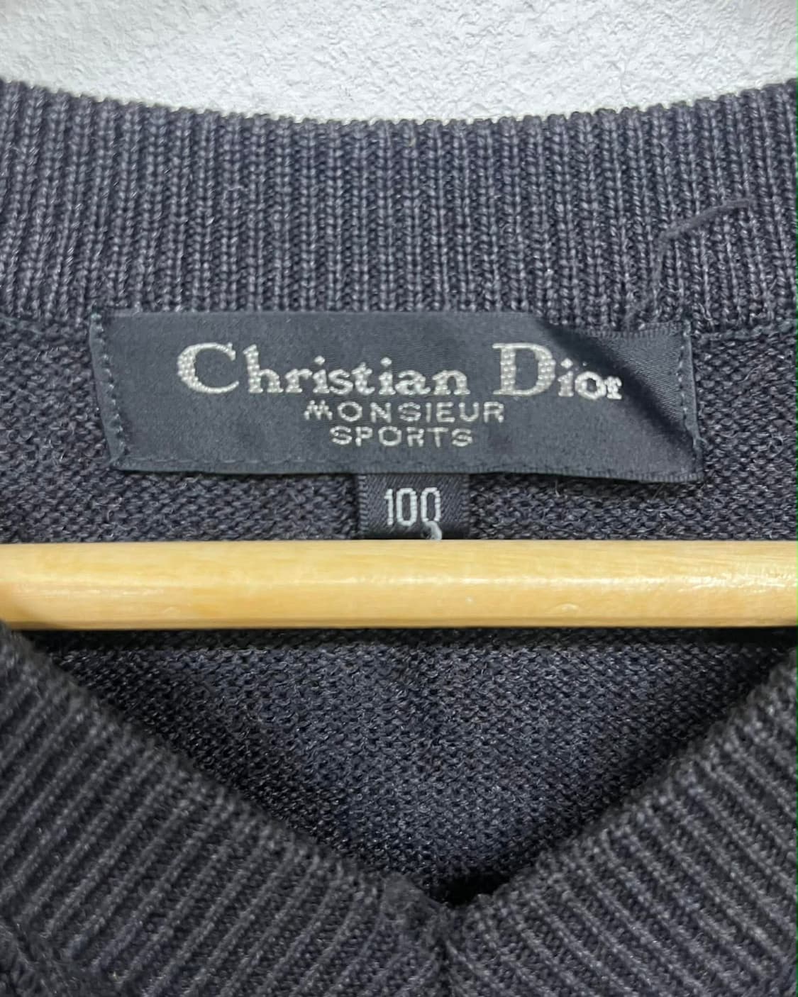 크리스찬 디올 무슈 스포츠 케이블 니트 베스트 상품이미지4