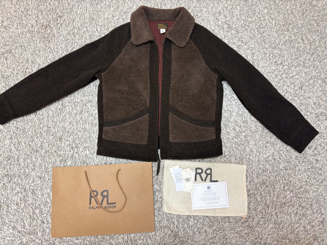 rrl 더블알엘 그리즐리 플리스 자켓 L 상품이미지1