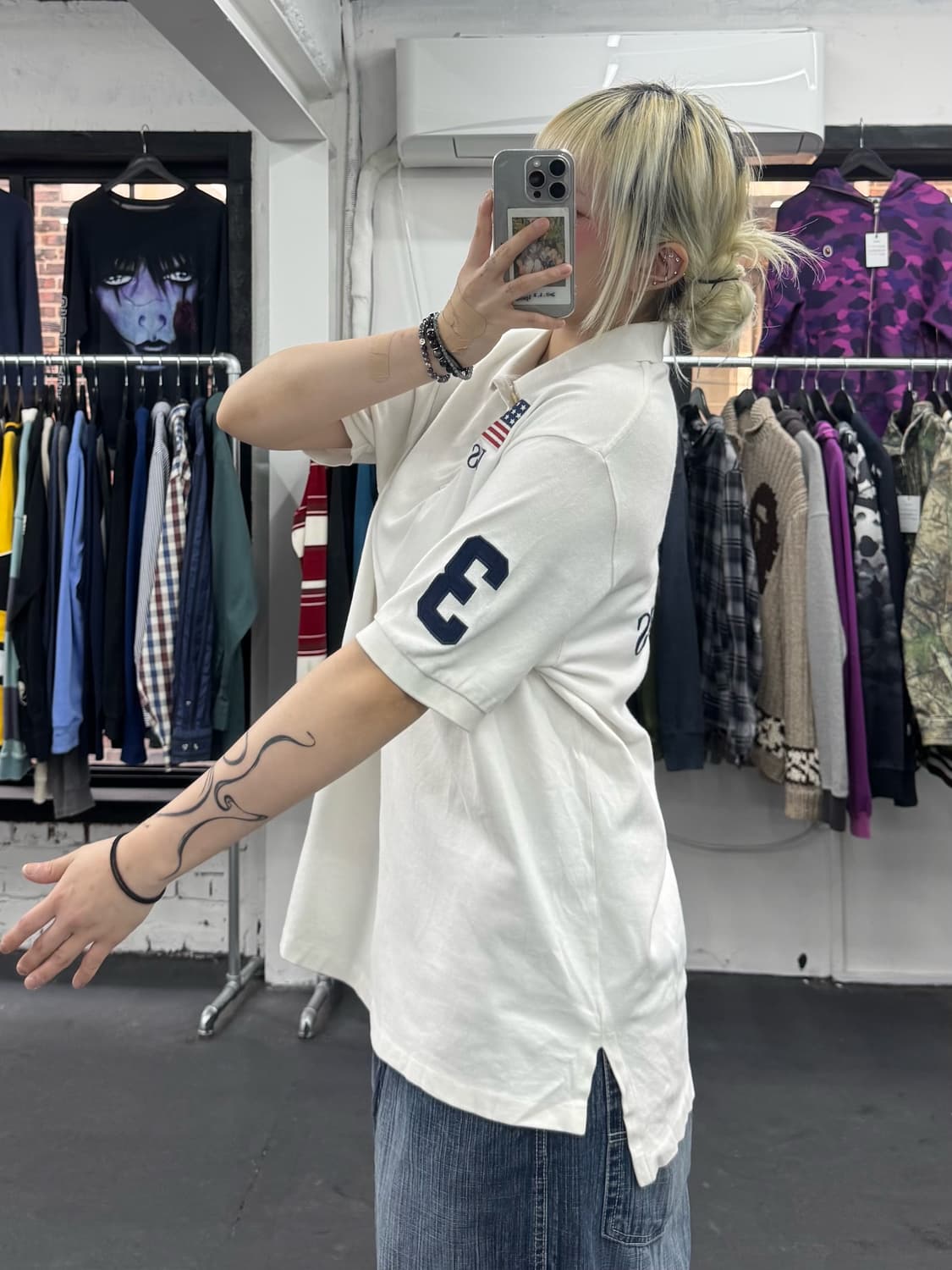 폴로 랄프로렌 USA 성조기 PK 티셔츠 상품이미지4